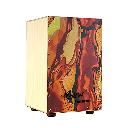 Cajon Box Drum - Colour Wood Hand Cajon Box Drum