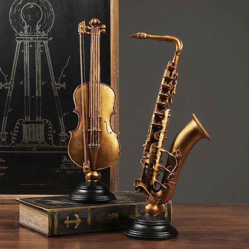 Vintage Violin Saxophone Model - Musical Instrument Fagot review and price