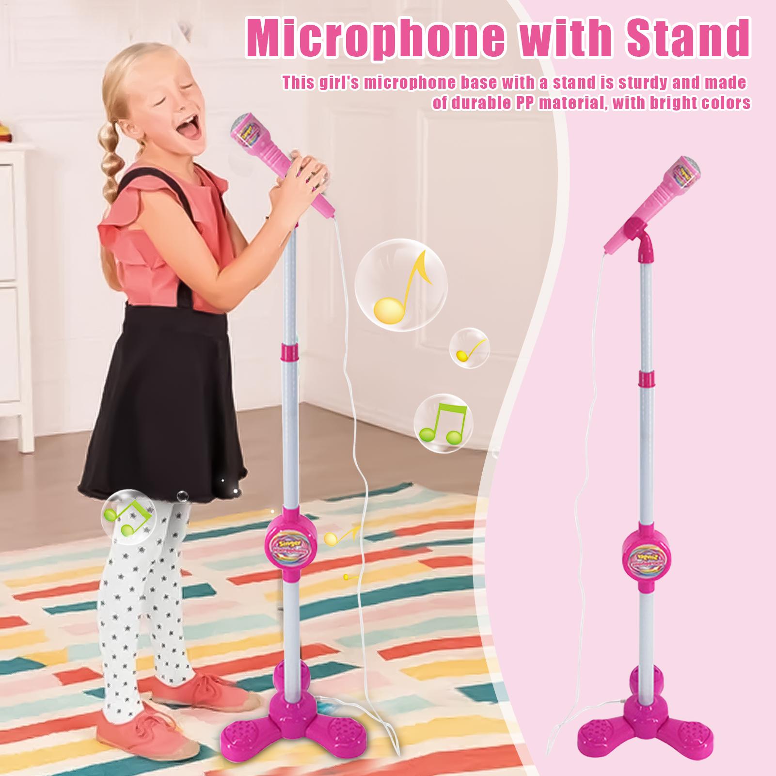 Kids Microphone with Stand Kar - Song With Musical Instrument review and price