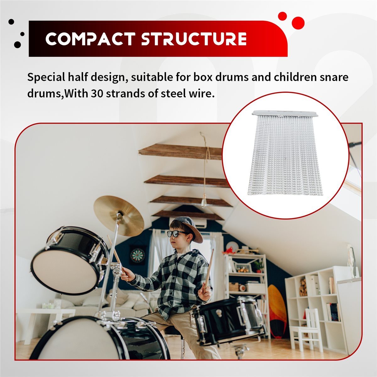 ABST Half Design Steel Snare W - Cajon Box Drum review and price