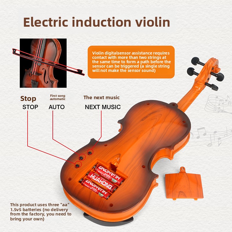 Acoustic Violin Toys Adjustabl - Musical Instrument Veena review and price