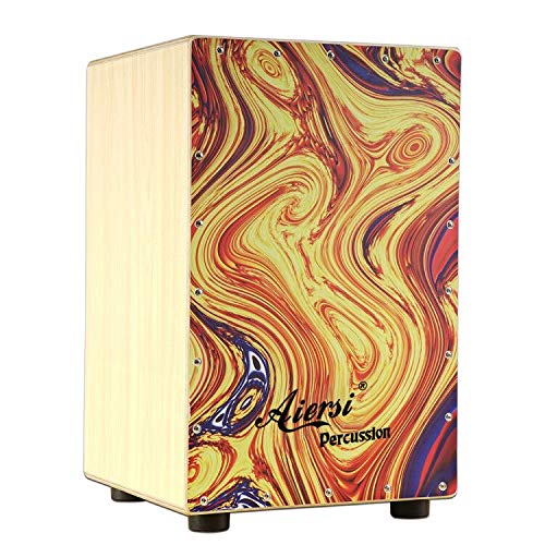 Colour Wood Hand Cajon Box Dru - Cajon Box Drum review and price