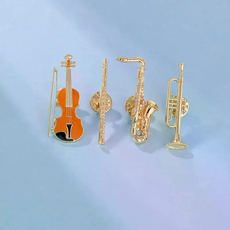 1Pcs Symphony Orchestra Badge  - Musical Instrument Veena review and price